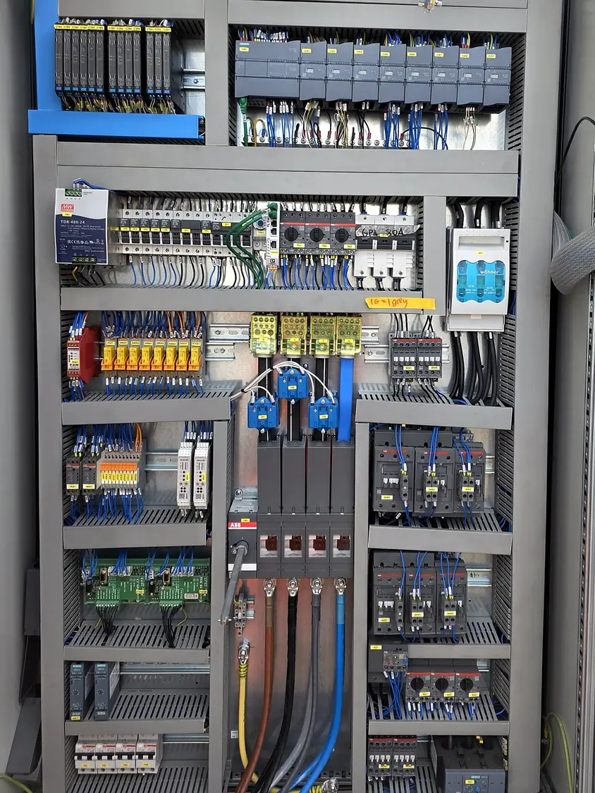 Control panel wiring