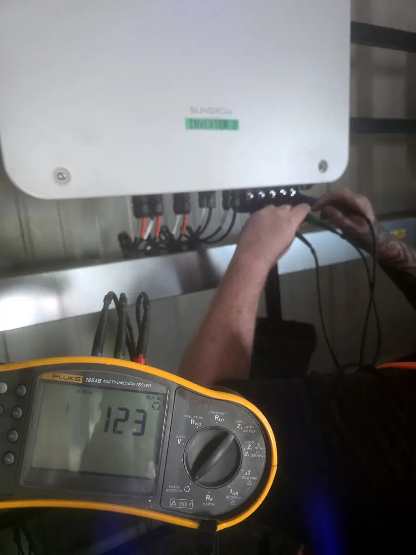 Verification testing at the inverter
